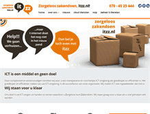 Tablet Screenshot of itzz.nl
